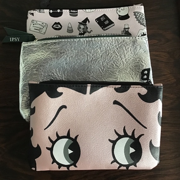 ipsy Handbags - Betty Boop, Foil, and Halloween IPSY X Valhe bag
